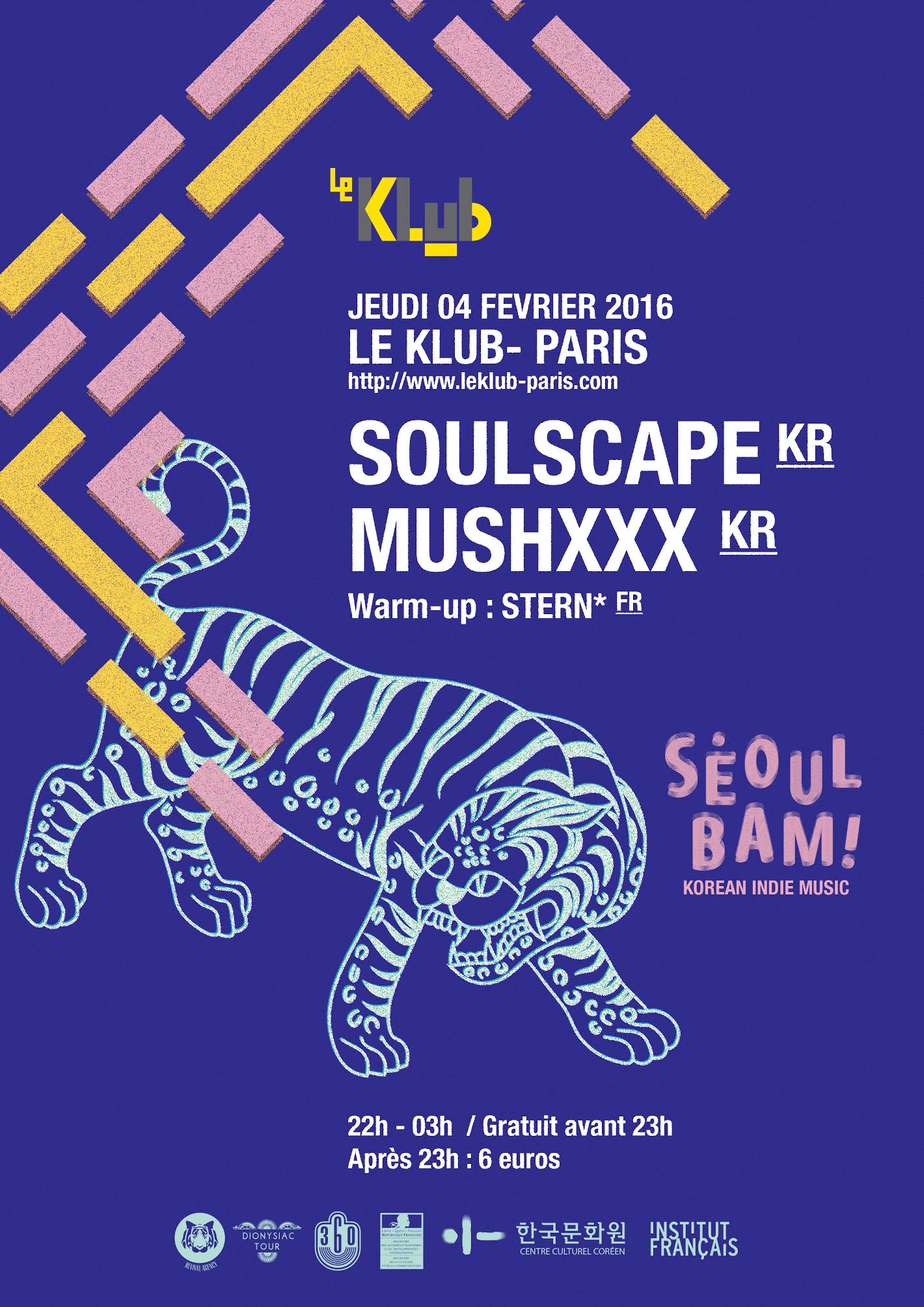 SEOUL BAM ! ■ DJ Party ■ 04-02-2016 ■23H00 