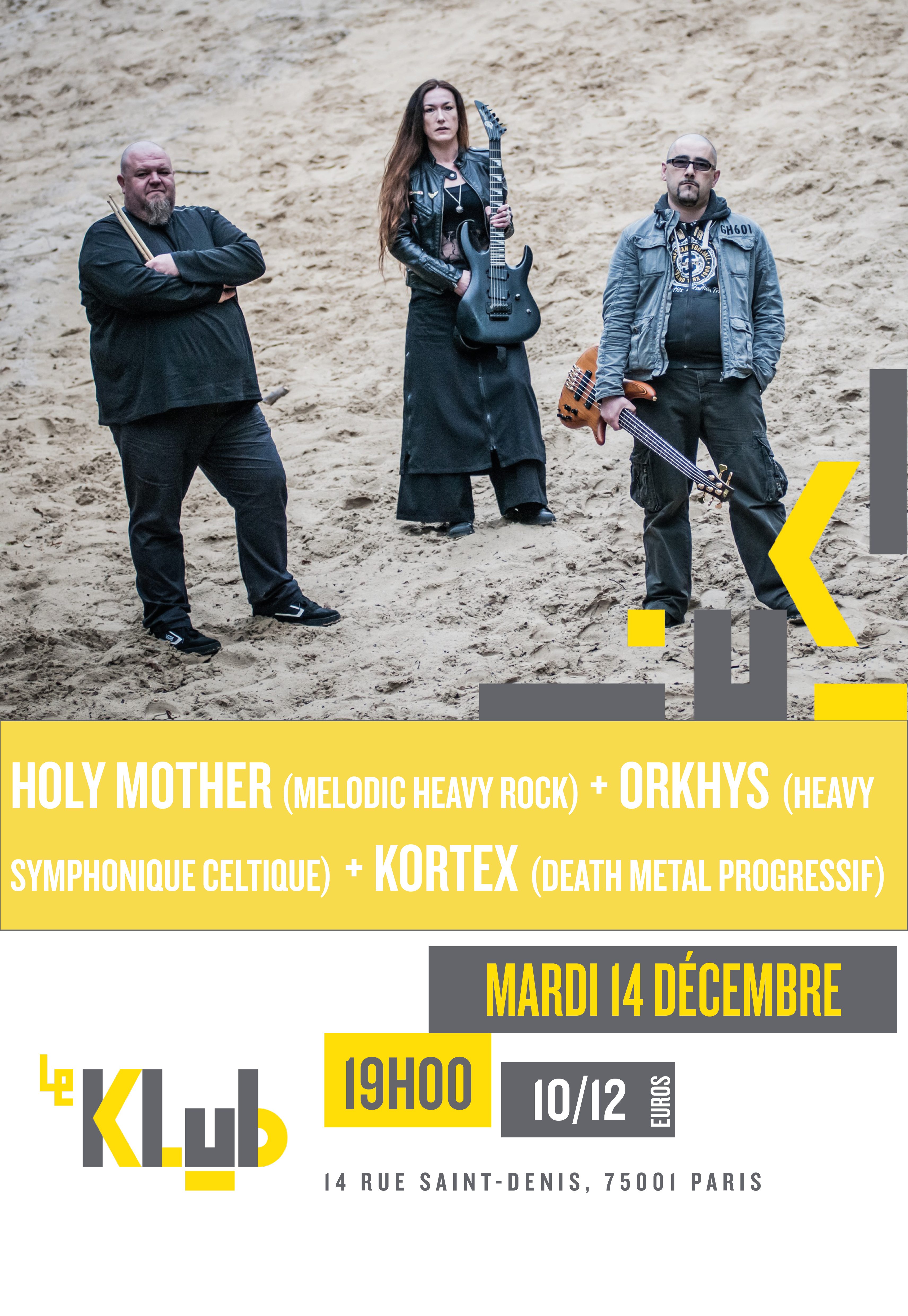 HOLY MOTHER + ORKHYS + KORTEX ■ 14.12