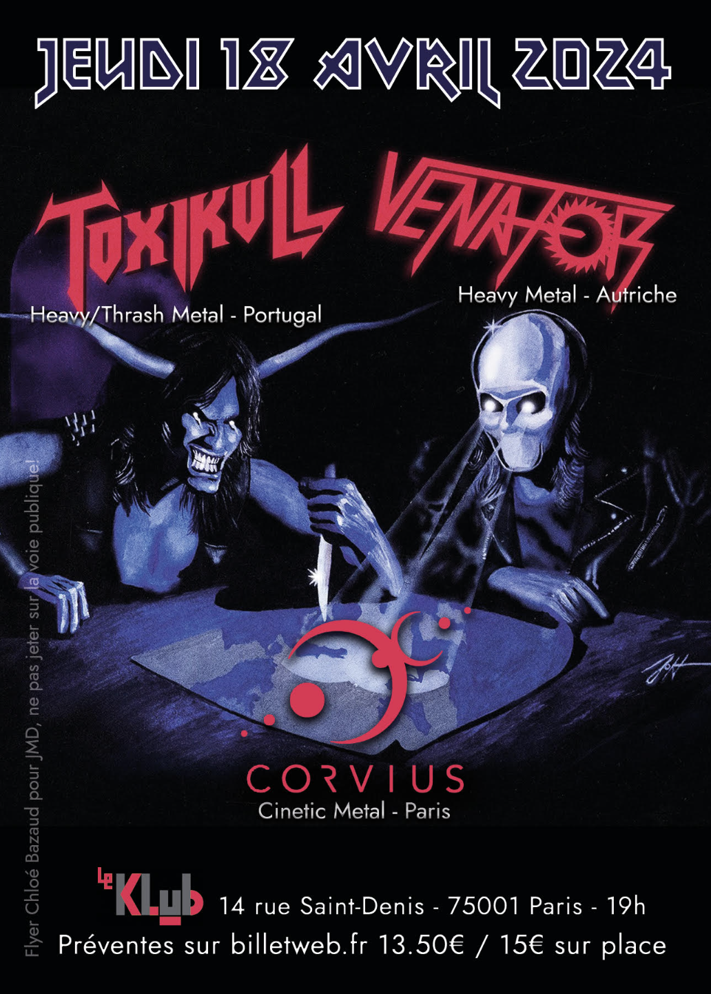 Toxikull + Venator + Corvius ■ 18.04