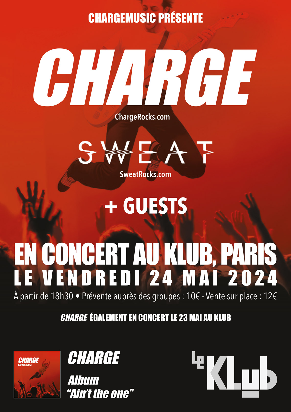Charge + Sweat ■ 24.05